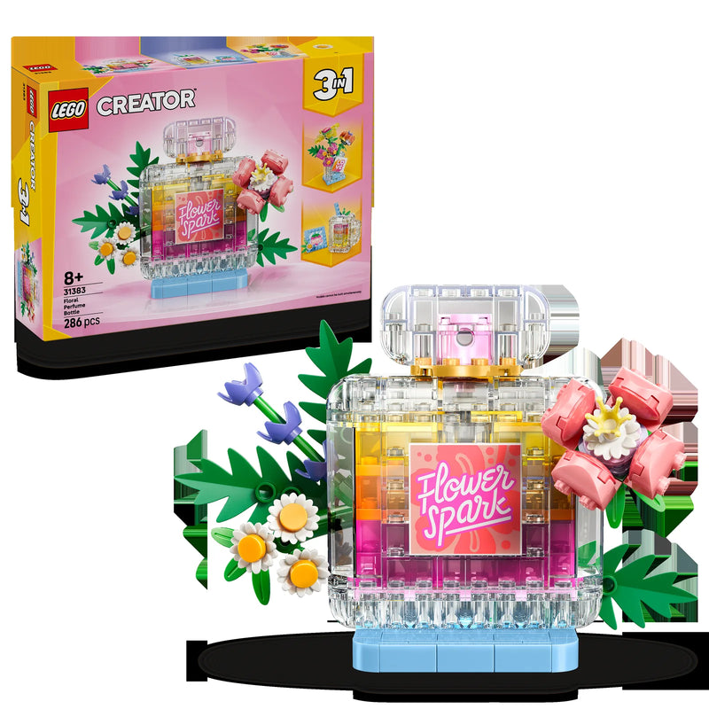LEGO LEGO Creator 31383 Frasco Decorativo de Perfume Floral - display: caja + producto montado