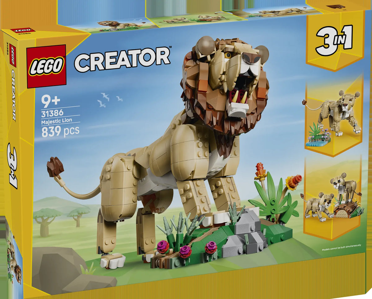 LEGO LEGO Creator 31386 Fauna Salvaje: León Majestuoso - caja frontal oficial