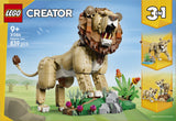 LEGO LEGO Creator 31386 Fauna Salvaje: León Majestuoso - caja reverso con escenas de juego
