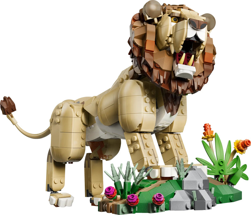 LEGO LEGO Creator 31386 Fauna Salvaje: León Majestuoso - producto montado sobre fondo blanco