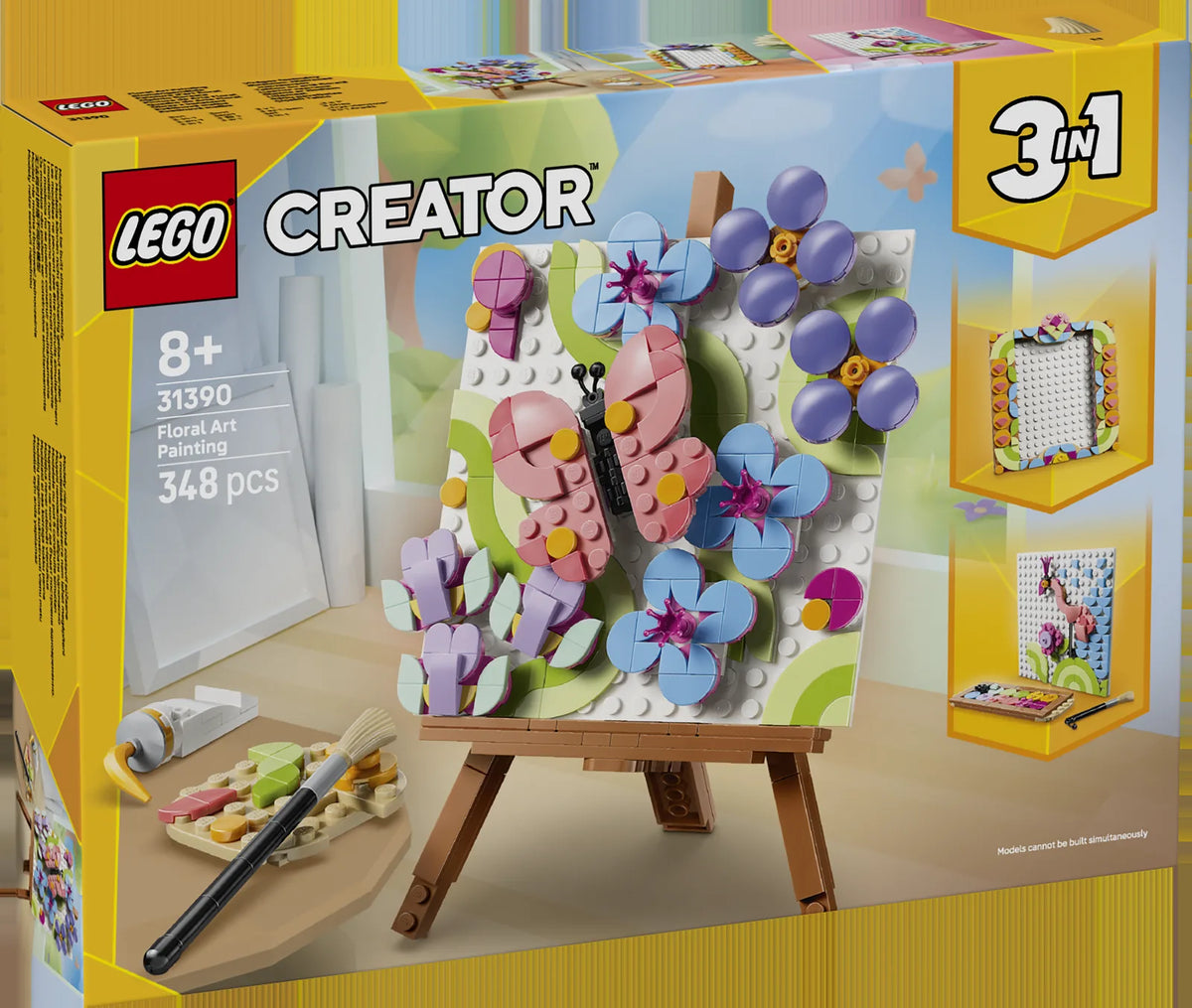 LEGO LEGO Creator 31390 Pintura Decorativa de Arte Floral - caja frontal oficial