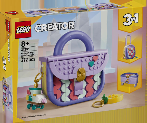 LEGO LEGO Creator 31391 Bolso de Diseño Artístico con Compartimento - caja frontal oficial