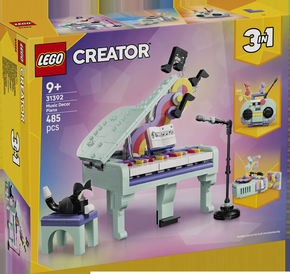 LEGO LEGO Creator 31392 Piano Musical Decorativo con Gato - caja frontal oficial