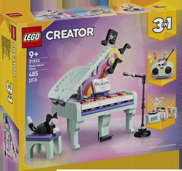LEGO LEGO Creator 31392 Piano Musical Decorativo con Gato - caja frontal oficial