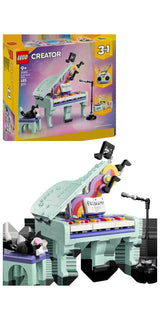 LEGO LEGO Creator 31392 Piano Musical Decorativo con Gato - display: caja + producto montado