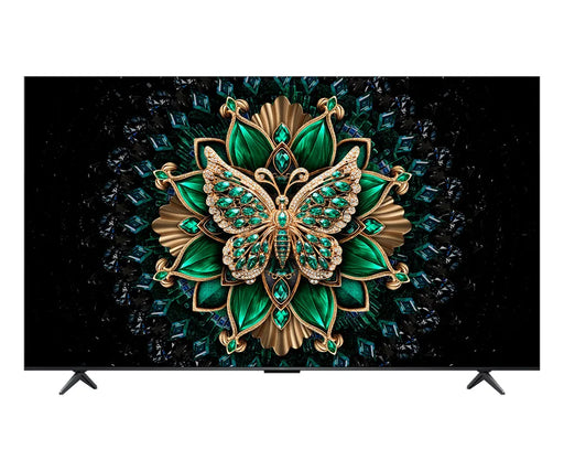 Televisor TCL 65C6K QD-Mini LED 4K Google TV 144Hz de 65 pulgadas, vista frontal