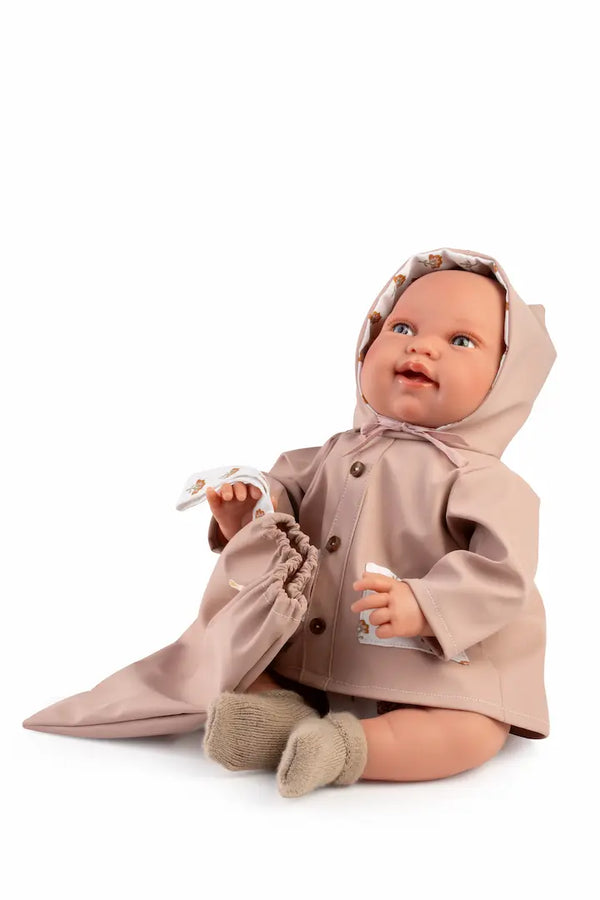 Muñeca Recién Nacida Pipa chubasquero Antonio Juan 33020
