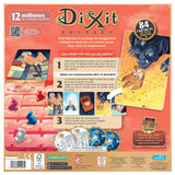 Cartas ilustradas de Dixit Odyssey desplegadas sobre una mesa.
