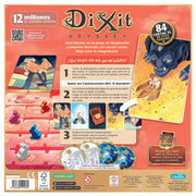 Cartas ilustradas de Dixit Odyssey desplegadas sobre una mesa.
