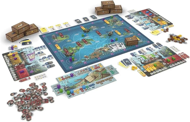 3 Ring Circus Devir - Juego de mesa familiar con cartas de artistas circenses, tableros de pista y fichas temáticas, diversión estratégica para toda la familia a partir de 8 años
