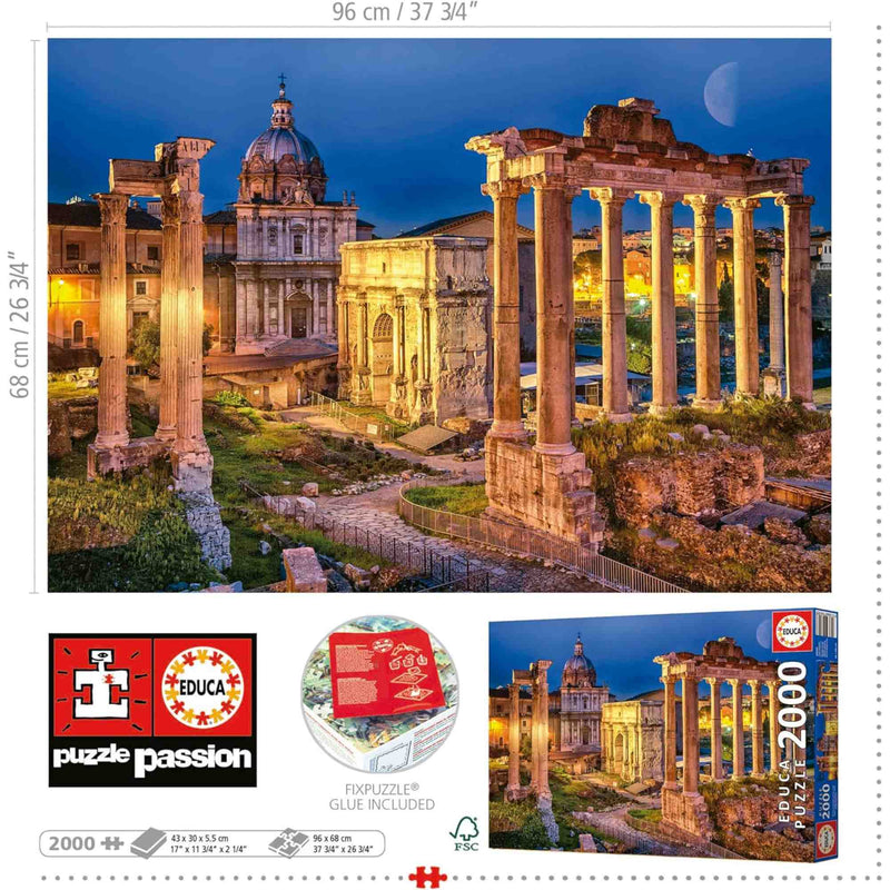 Educa Borrás Puzzle 2000 pieces Roman Forum (19619)