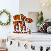 El AT-AT de jengibre LEGO 40806 como decoración navideña