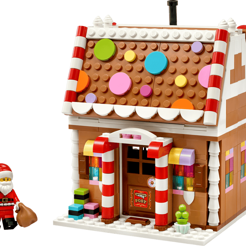Casa de Galleta de Jengibre Festiva LEGO 40809 montada