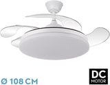 Ventilador de techo retráctil 108 cm (vista 3)