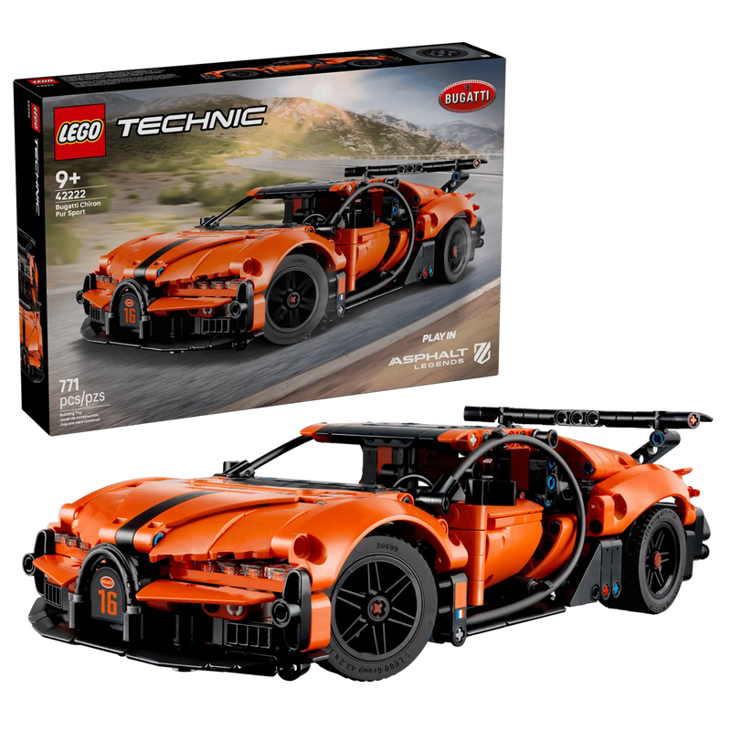 LEGO 42222 Hipercoche Bugatti Chiron Pur Sport