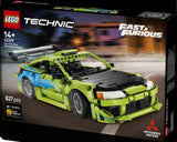 LEGO Technic 42229 Coche Mitsubishi Eclipse de Fast and Furious - caja lateral con detalles del set