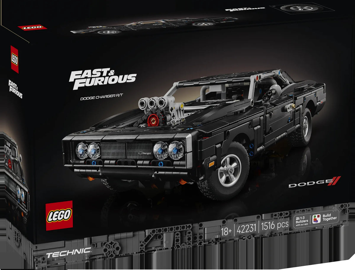 LEGO Technic 42231 Coche Dodge Charger R/T de Fast and Furious - caja frontal oficial