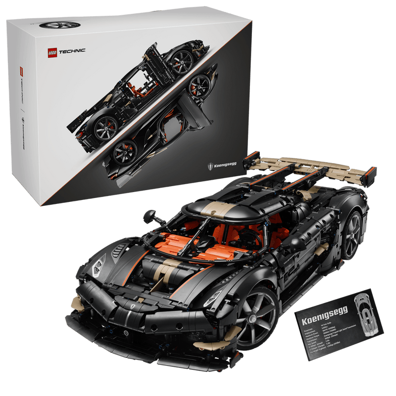 Caja del LEGO Technic 42232 Koenigsegg Sadair's Spear