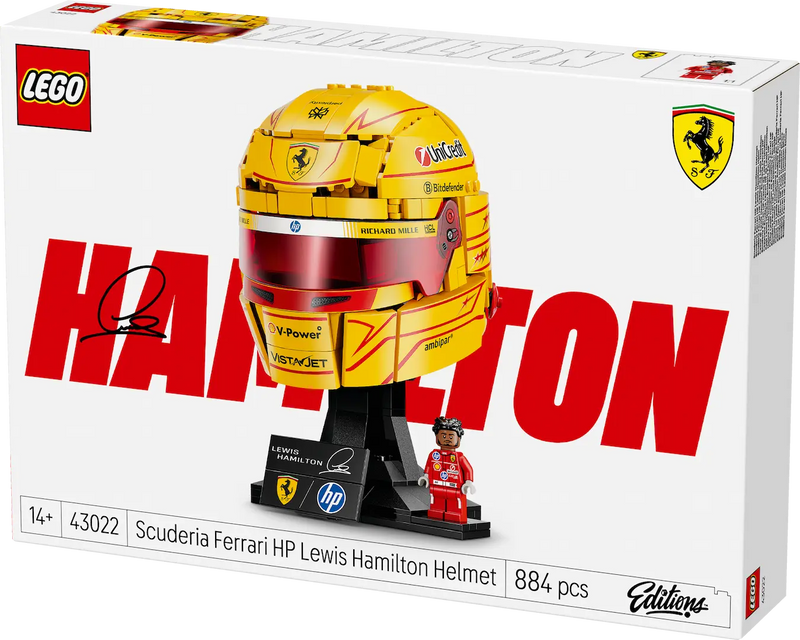 LEGO Casco Lewis Hamilton Scuderia Ferrari HP (43022)