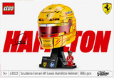 LEGO Casco Lewis Hamilton Scuderia Ferrari HP (43022) (vista 5)