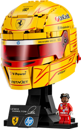 LEGO Casco Lewis Hamilton Scuderia Ferrari HP (43022) (vista 4)