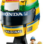 Casco de Ayrton Senna LEGO Editions 43024 montado