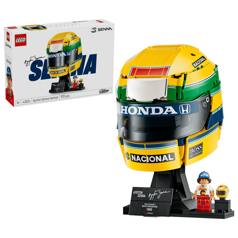 Caja del LEGO Editions 43024 Casco de Ayrton Senna