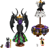 Caja del set LEGO Disney Trajes de Maléfica y Cruella De Vil 43262 con 524 piezas