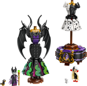 Caja del set LEGO Disney Trajes de Maléfica y Cruella De Vil 43262 con 524 piezas