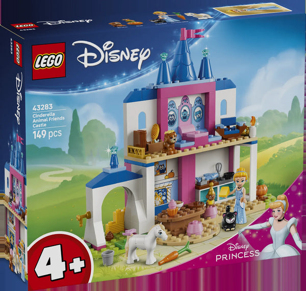 LEGO Disney Princess 43283 Castillo de Cenicienta y sus Amigos Animales - caja frontal oficial