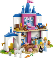 LEGO Disney Princess 43283 Castillo de Cenicienta y sus Amigos Animales - producto montado sobre fondo blanco