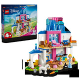 LEGO Disney Princess 43283 Castillo de Cenicienta y sus Amigos Animales - display: caja + producto montado