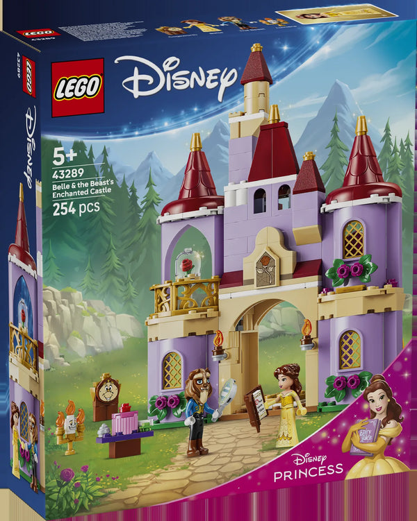 LEGO Disney Princess 43289 Castillo Encantado de Bella y Bestia - caja frontal oficial