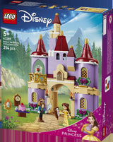 LEGO Disney Princess 43289 Castillo Encantado de Bella y Bestia - caja lateral con detalles del set