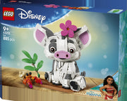 LEGO Disney Princess 43292 Pua - caja lateral con detalles del set