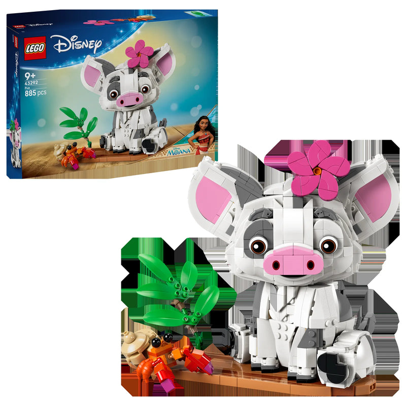 LEGO Disney Princess 43292 Pua - display: caja + producto montado