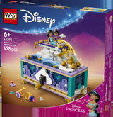 LEGO Disney Princess 43295 Joyero de Jasmine - caja lateral con detalles del set