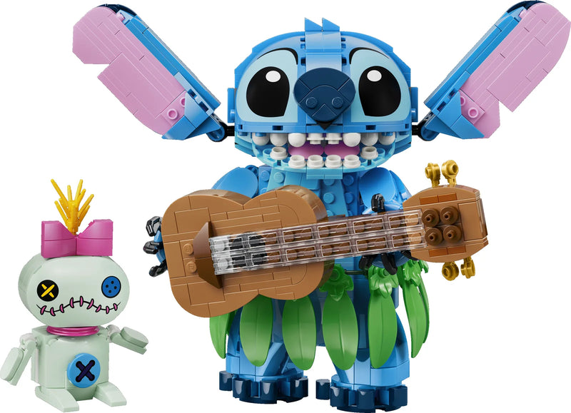 LEGO Disney Classic 43296 Stitch y Scrump - producto montado sobre fondo blanco