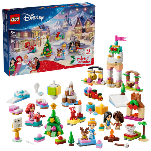 Calendario de Adviento LEGO Disney 43298 con sus minimodelos