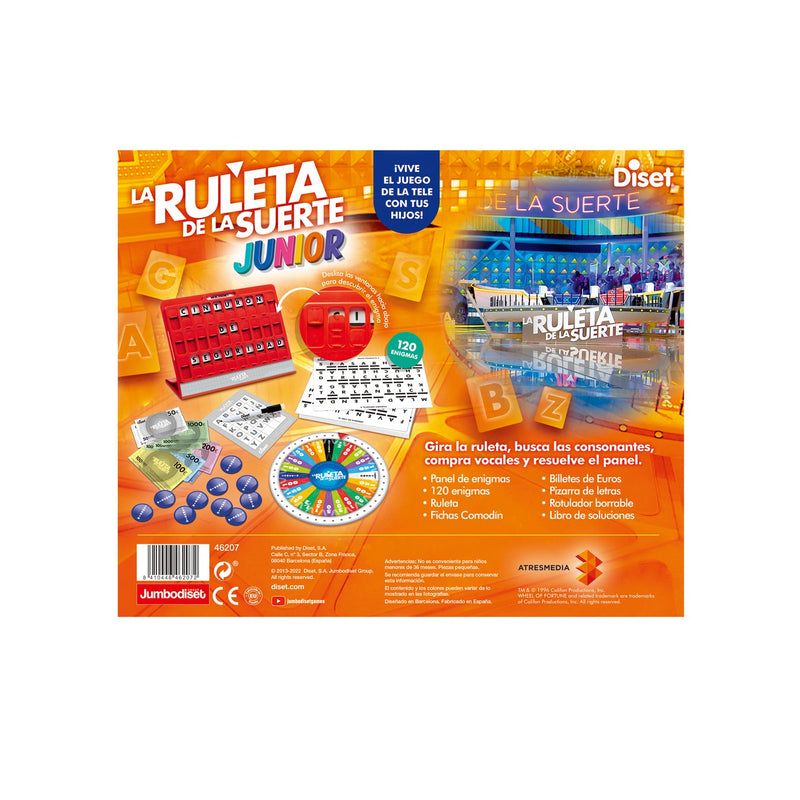 Diset La Ruleta de la Suerte Junior - Juego de Mesa Infantil