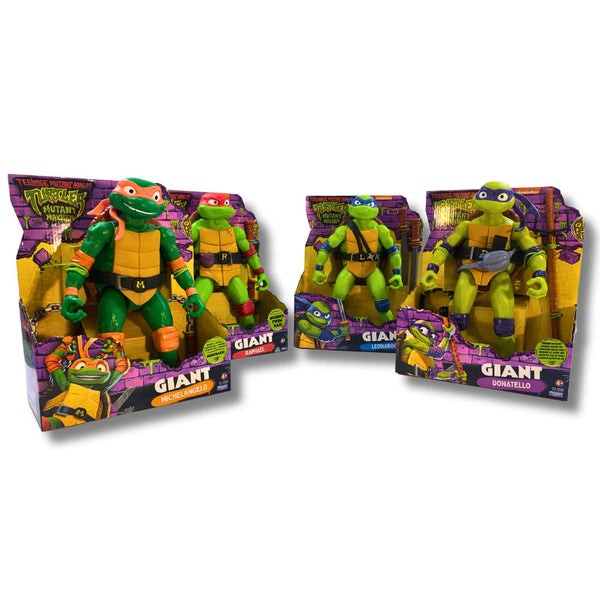 TMNT Figuras Gigantes Pack 4 Tortugas Ninja 30 cm