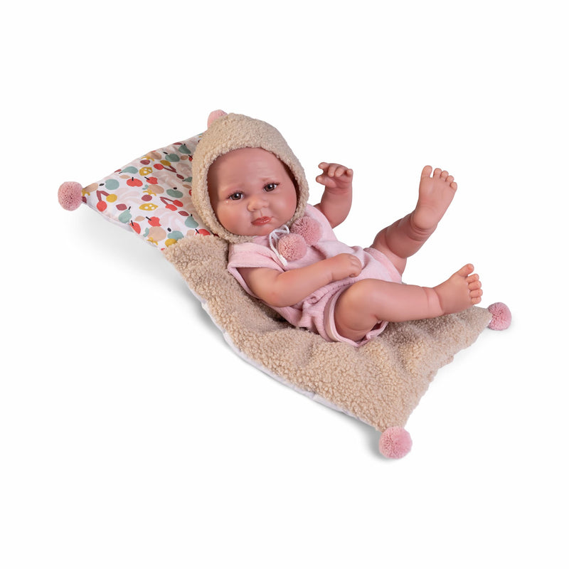 Muñecas Antonio Juan Recién Nacida Luca camita osito (50402)