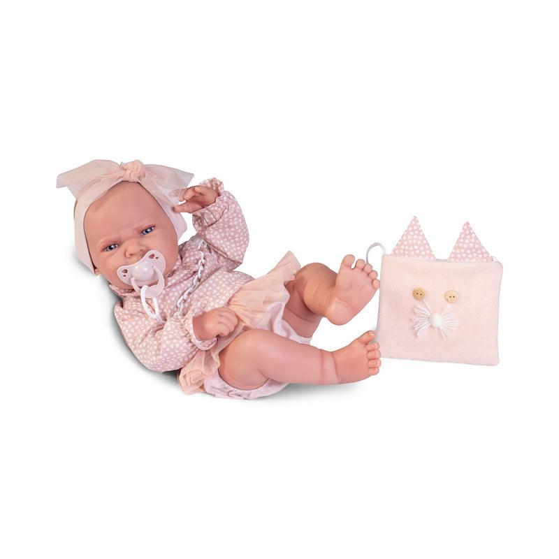 Muñecas Antonio Juan Recién Nacida Lea bolso gatito (50403)