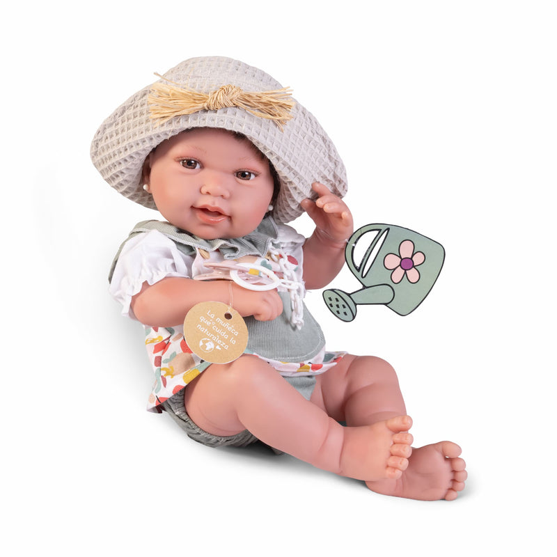 Muñecas Antonio Juan Recién Nacida Pipa planta y cuida la naturaleza (50411)