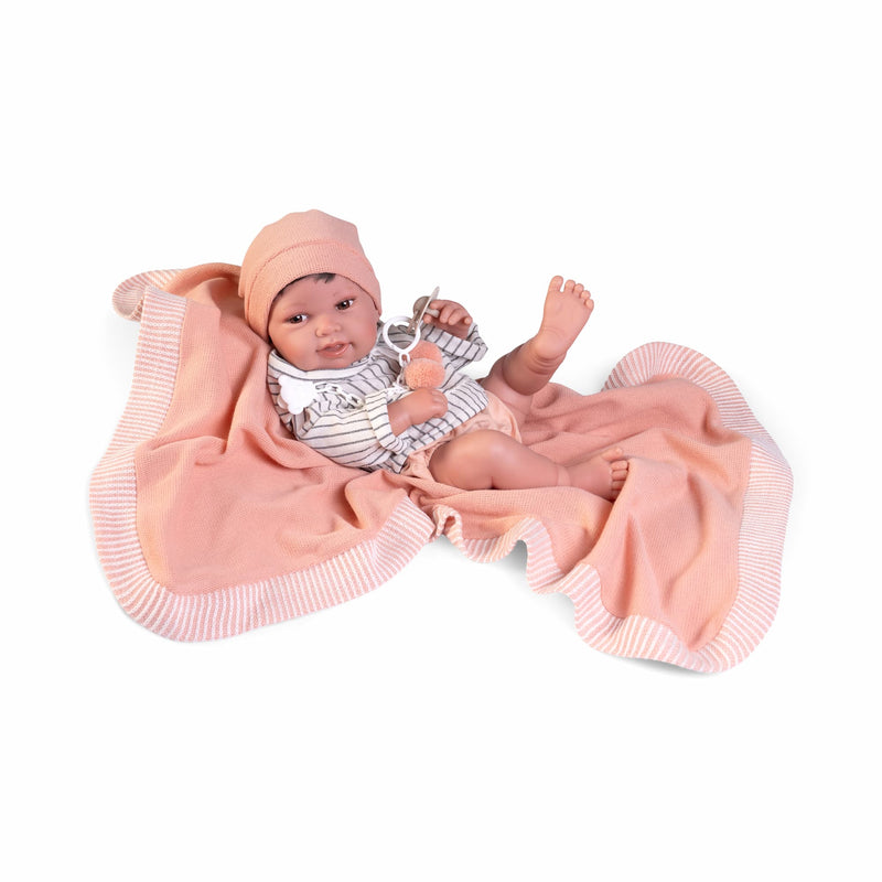 Muñecas Antonio Juan Recién Nacido Pipo con toquilla parejita (50413)
