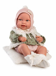 Recién Nacida Pipa chaleco borreguito ( ) — Muñecas Antonio Juan, ref. 50430 (vista 3)