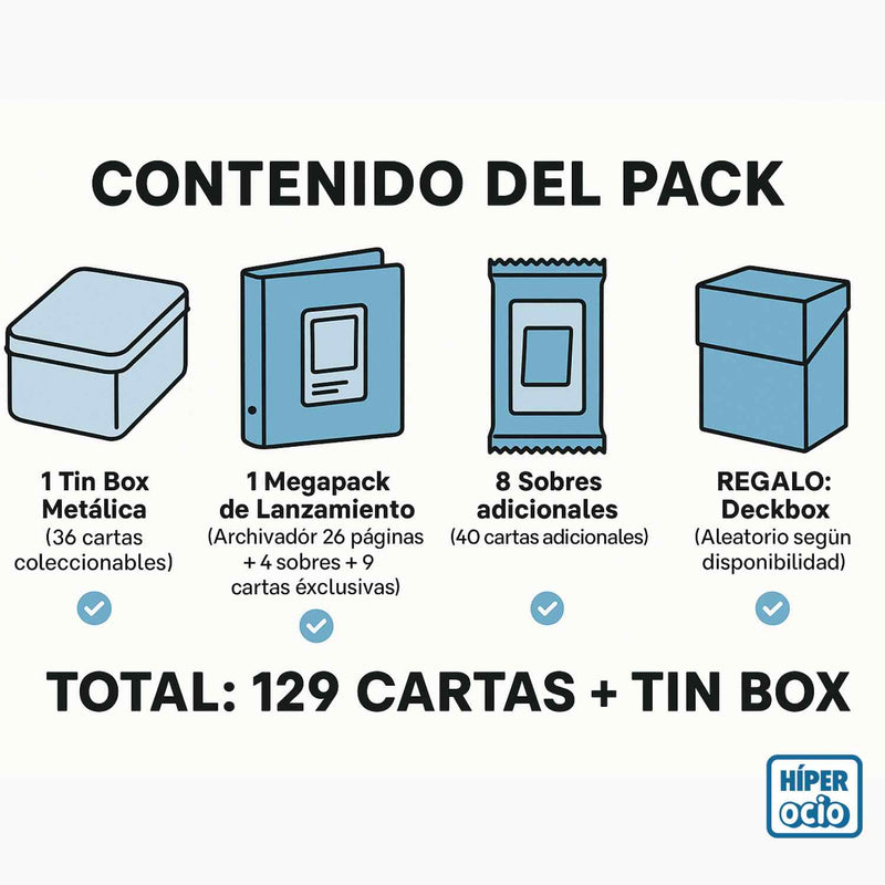 Panini Pack Brawl Stars Temporada 2 - Tin Box + Megapack + 8 Sobres + Regalo