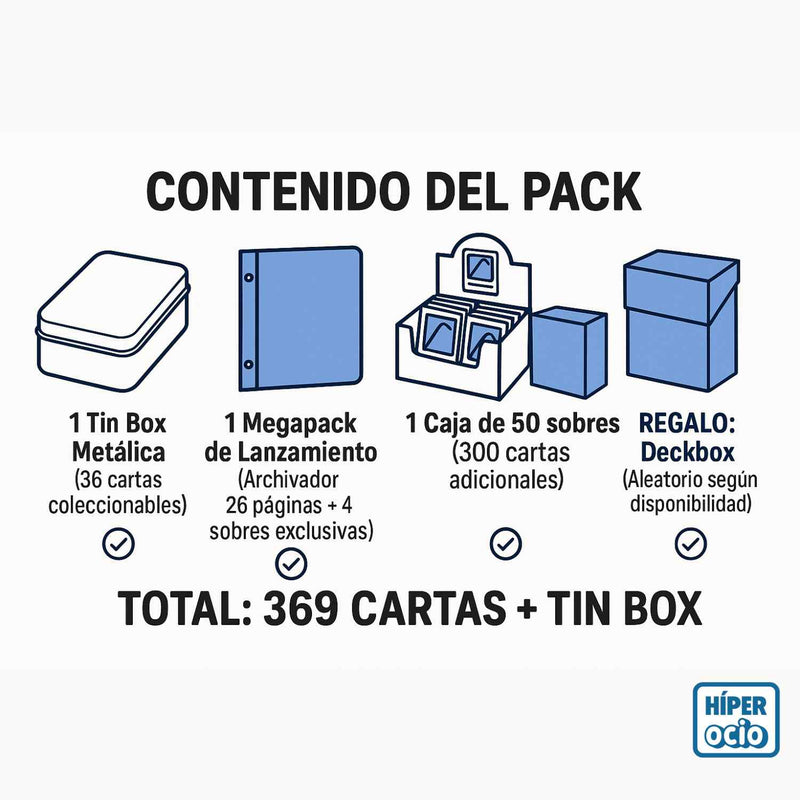 Panini Pack Brawl Stars Temporada 2 - Tin Box + Megapack + Caja 50 Sobres + Regalo