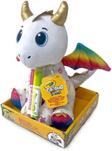 Crayola Colorea tu Peluche Dragoncito con 3 Rotuladores
