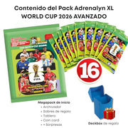Megapack Panini Adrenalyn XL FIFA World Cup 2026 con 16 sobres - Utopia Goods